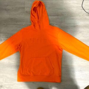 Orange Champion hoodie men’s Medium